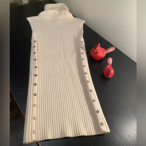 Rare Vintage Celine Wool Top - Cream / Ivory Size Small - Picture 6 of 12